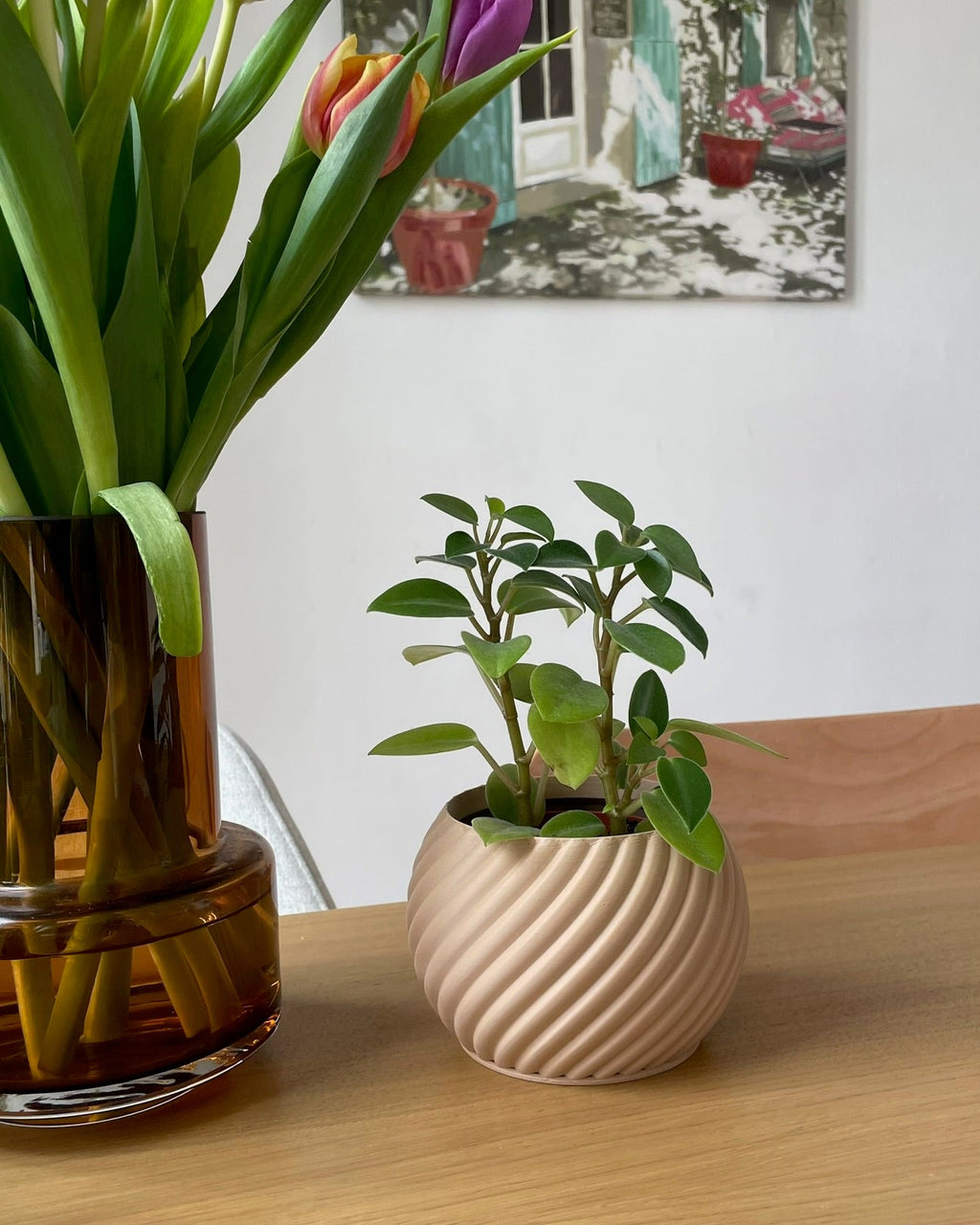 Petit Cache pot pour petite plante LL